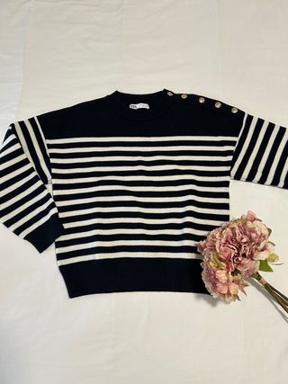 Jersey Zara rayas marineras