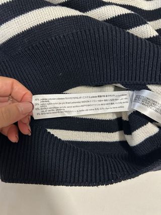 Jersey Zara rayas marineras