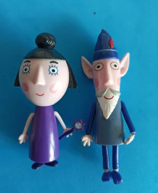 Nanny Plum y Viejo Elfo Sabio Ben & Holly