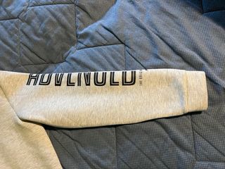 Felpa con zip e cappuccio grigia