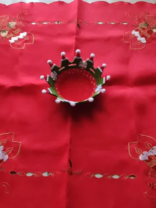 Set natalizio decorato