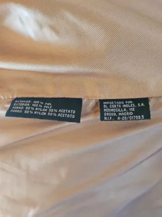 Abrigo de piel marrón Fórmula Joven