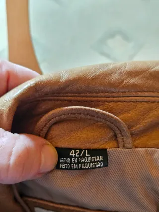 Abrigo de piel marrón Fórmula Joven