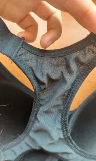 Sujetador deportivo Decathlon negro