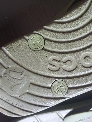 Chanclas Crocs Verdes  Unisex Talla 42