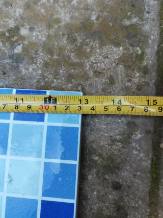 Baldosas Gresite Azul Mosaico Piscina