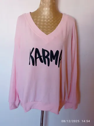Sudadera rosa Karma Talla 48