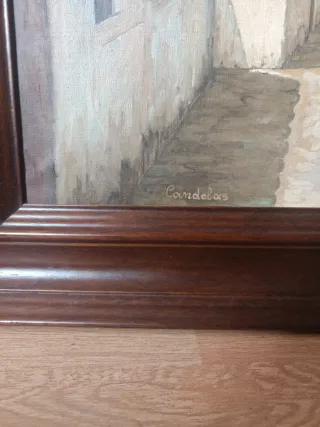 Cuadro al óleo paisaje