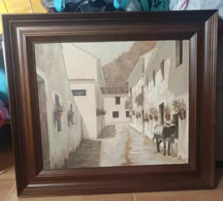 Cuadro al óleo paisaje