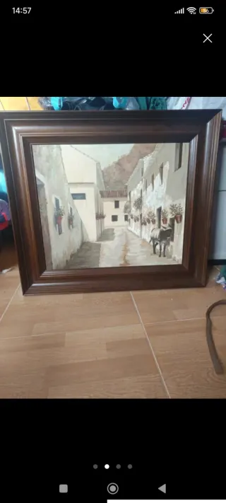 Cuadro al óleo paisaje