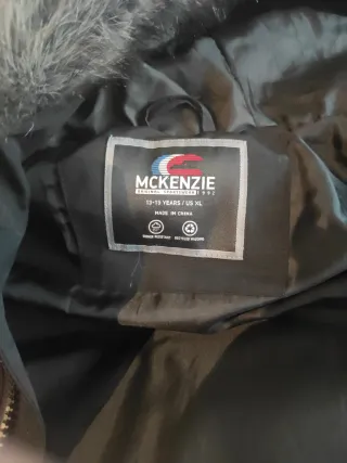 Cazadora Mkenzie Negra Talla M