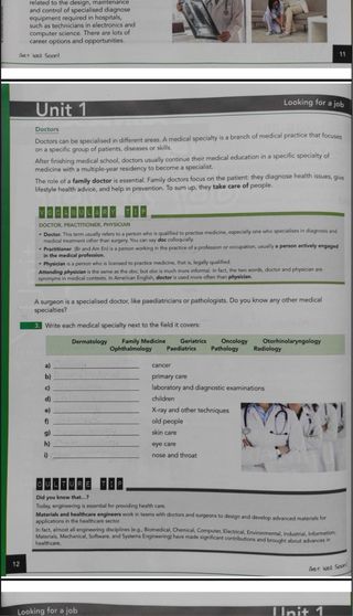 Get Well Soon! Inglés para sanidad