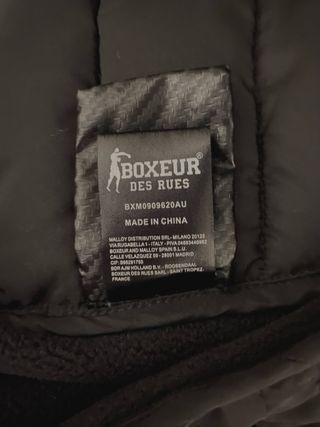 Piumino Boxeur des Rues Uomo Carbonio Nero
