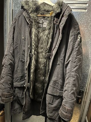 Abrigo Energe 3/4 Hombre XL Gris