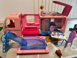 Caravana Barbie Rosa