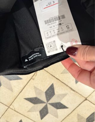 Vestido corsé terciopelo Zara T.S