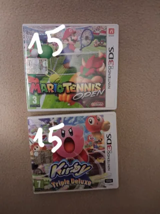 Mario Tennis Open & Kirby Triple Deluxe 3DS