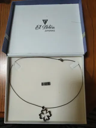 Collar Trébol Plata de Ley