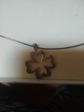 Collar Trébol Plata de Ley