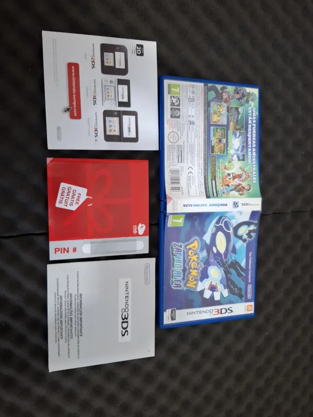 Pokémon Zafiro Alfa Nintendo 3DS Caja