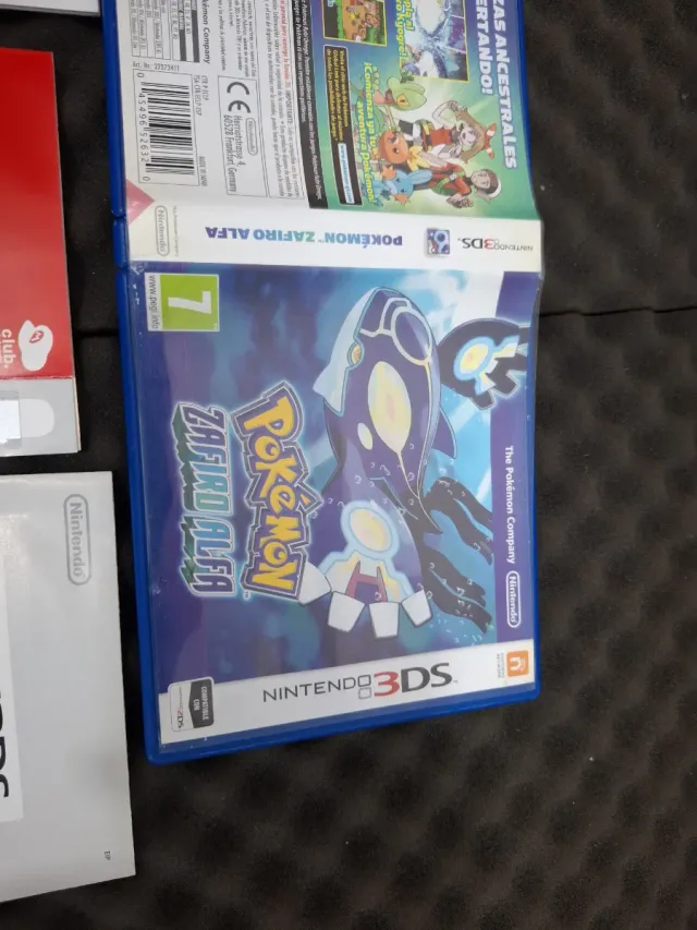 Pokémon Zafiro Alfa Nintendo 3DS Caja