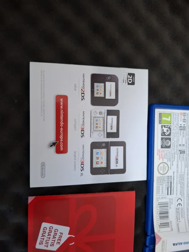 Pokémon Zafiro Alfa Nintendo 3DS Caja