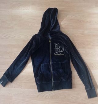 Sudadera terciopelo capucha BRD
