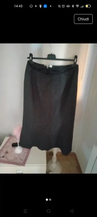 Gonna lana media lunghezza