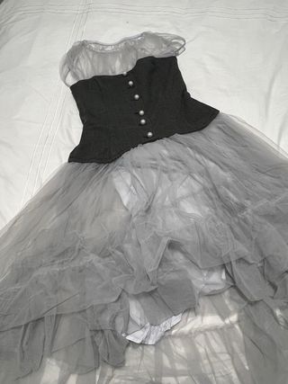 Vestido con tul Anthropologie