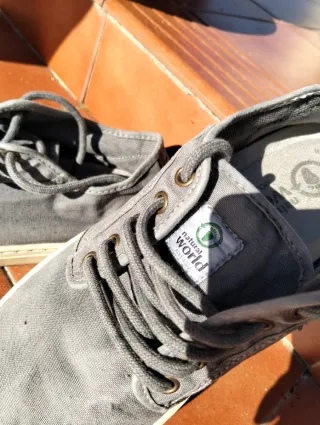 Zapatos Natural World grises talla 40