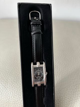 Reloj Rochas Mujer Negro/Plata