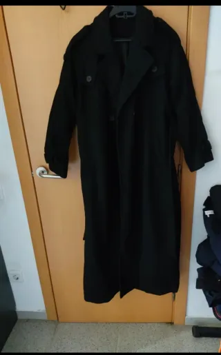 Abrigo largo negro