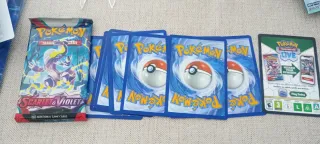 Sobre abierto 9 cartas Pokémon japonesas