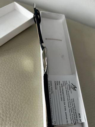 Reloj Rochas Hombre Extraplano Negro/Plata