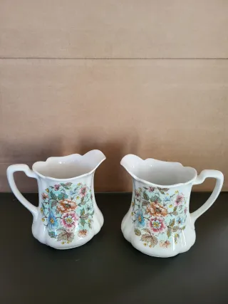 Set 2 Brocche in ceramica Floreale