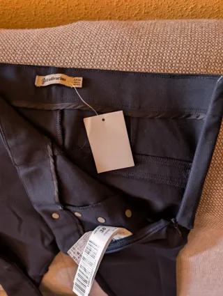 Pantalones Pirata Azul Marino Stradivarius