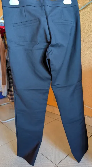 Pantalones Pirata Azul Marino Stradivarius