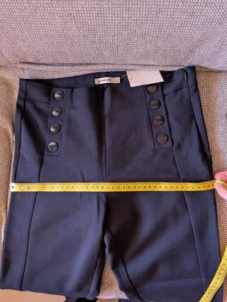 Pantalones Pirata Azul Marino Stradivarius