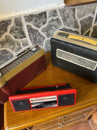 Lote 3 radios portátiles (adorno/reparar)