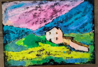 Acuarela original de Queralt