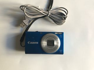 Cámara Canon Azul 16MP 8x Zoom Óptico