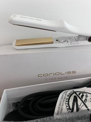 Plancha Corioliss C-Trip Blanca y Dorada