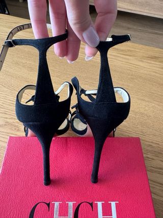 Sandalias Carolina Herrera Negras