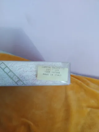 Coppia Asciugamani Nuovi Blu e Rosa