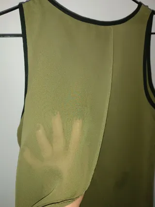 Top Gasa Pimkie Verde Militar