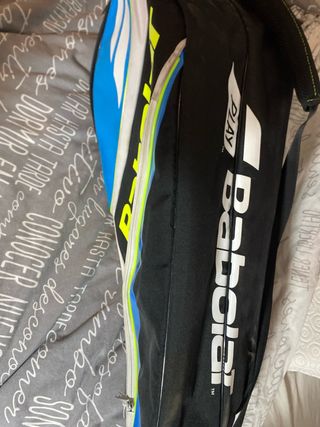 Raquetero Babolat Team Azul y Negro