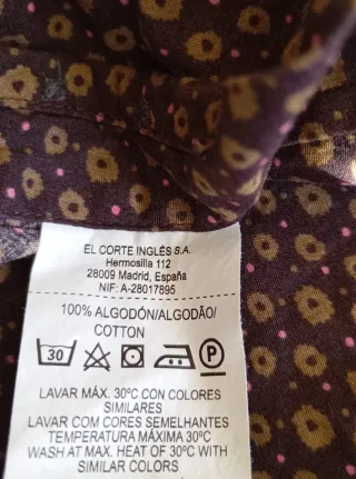 Camisa Dustin Estampada Manga Larga Talla 6