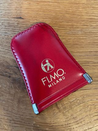 Porta monete FI.MO MILANO vintage rosso