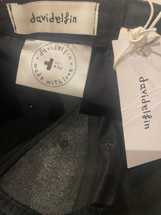 Gorra David Delfín Negra Ver fotos .