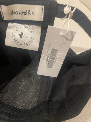 Gorra David Delfín Negra Ver fotos .